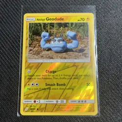 Alolan Geodude 35/181 Sm-Team Up Reverse Holo - Image 1