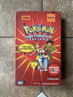 Pokemon Topps Series 2 Booster Box Sealed With 8 Sealed Packs - Image 2