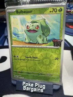 Squirtle Pokemon Center Stamped 151, charmander & Bulbasaur promos included - Image 2