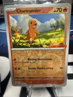 Squirtle Pokemon Center Stamped 151, charmander & Bulbasaur promos included - Image 3