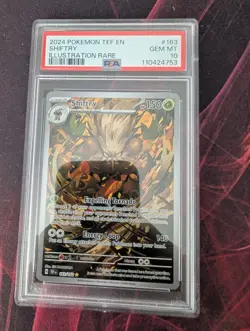 Shiftry 163/162 Pokemon Card Temporal Forces Illustration Rare PSA 10 Gem Mint - Image 1