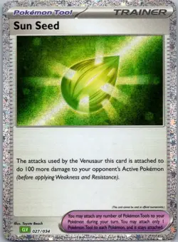 Sun Seed 027/034 - Trading Card Game Classic Holo Classic Collection - Image 1