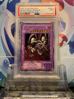 PSA 9 Black Skull Dragon MA-52 Ultimate Rare Yu-Gi-Oh! card 2001 japan - Image 1