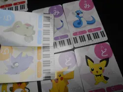 Pokemon Music Musical Note Card x9 Pikachu Tyranitar Dragonite Evolutions #3739 - Image 5