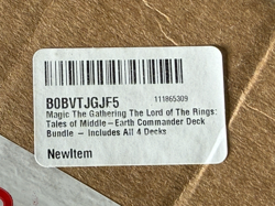 MTG LotR Tales of Middle-Earth Commander Box - 4 decks SEALED 195166205052 - Image 2
