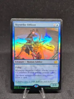 MTG Skystrike Officer 062/287 Brothers War Rare Foil NM - Image 1