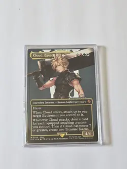 Cloud Ex-SOLDIER Extended Art M MTG Commander: Final Fantasy JP Mint - Image 1