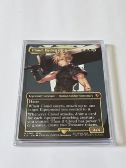Cloud Ex-SOLDIER Extended Art M MTG Commander: Final Fantasy JP Mint - Image 2