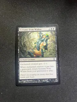 Screams from Within [Darksteel] LP/MP Mtg Magic the Gathering VINTAGE - Image 1