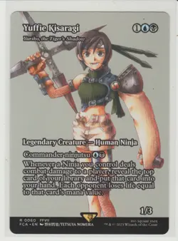 Yuffie Kisaragi Showcase Rare MtG Card FCA 60 Final Fantasy - Image 1