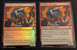 MTG - Frontline War-Rager 1 FOIL & 1 Regular - Edge of Eternities - Pack Fresh!! - Image 1
