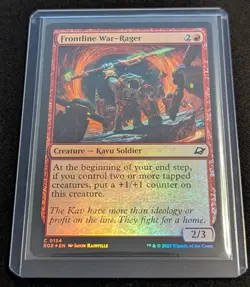 MTG - Frontline War-Rager 1 FOIL & 1 Regular - Edge of Eternities - Pack Fresh!! - Image 2