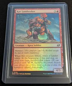 MTG - x2 Kav Landseeker 1 FOIL & 1 Regular - Edge of Eternities - Pack Fresh!! - Image 2
