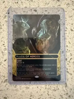 MTG Plaza of Heroes (0033) (Borderless) Edge of Eternities: Stellar Sights Foil - Image 1