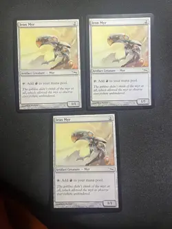 34x IRON MYR [MIRRODIN] NM/LP MAGIC THE GATHERING MTG VINTAGE - Image 1