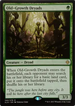 199/279 OLD-GROWTH DRYADS RARE IXALAN MTG CARD - Image 1