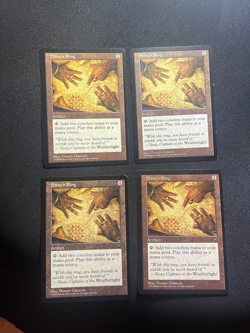 Sisay's Ring x4 [Visions ] LP /MTG Magic The Gathering/ Vintage - Image 1