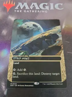 Mtg. Strip Mine. #40. Borderless. Edge of Eternities. Pack Fresh - Image 1