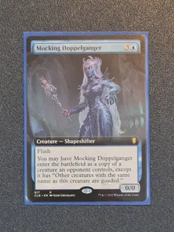 MTG Mocking Doppelganger - Extended Art - CLB - Near Mint+ Condition - Image 1