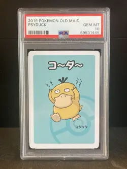 2019 Pokemon Old Maid - Psyduck PSA 10 - Image 1