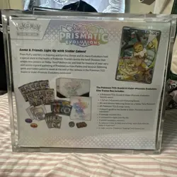 Pokemon SV: Prismatic Evolutions ETB Elite Trainer Box Sealed With Acrylic Case - Image 3