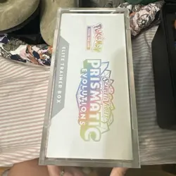 Pokemon SV: Prismatic Evolutions ETB Elite Trainer Box Sealed With Acrylic Case - Image 5