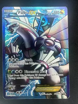 Palkia ex Holo Full Art FA 2013 Pokemon B&W Team Plasma Plasma Blast 100/101 - Image 1