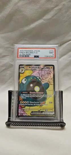 Iono's Bellibolt ex 188/159 2025 Pokemon Journey Together Hyper Rare PSA 9 MINT - Image 1