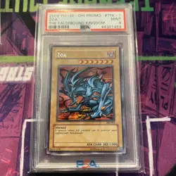 2003 Yugioh PSA 9 Zoa TFK-001 Secret Rare Game Promo #001 The Falsebound Kingdom - Image 1
