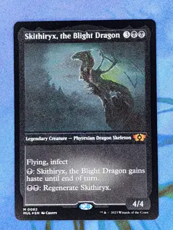 1x ETCHED FOIL Skithiryx, the Blight Dragon, NM, MUL, Magic: the Gathering, MtG - Image 1