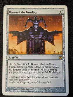 1x Jester's Cap Bonnet du bouffon Ninth Edition French Near Mint MTG - Image 1