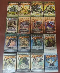 MtG PRECON Deck Box Lot of 16 - EMPTY ~ Urza's saga Lorwyn Morningtide Ravnica - Image 1