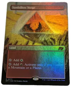 Sunbillow Verge Borderless 0373 MTG Aetherdrift Rare NM Foil Magic The Gathering - Image 1