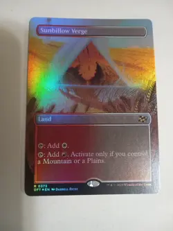 Sunbillow Verge (Borderless) Aetherdrift Foil Magic the Gathering Card - Image 1