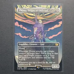 Ultima, Origin of Oblivion (Borderless) Final Fantasy Mtg R #0324 - Image 1