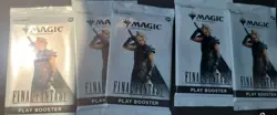 Lot Of 5 Magic the Gathering Final Fantasy Play Booster Pack New/Sealed FF MTG - Image 1