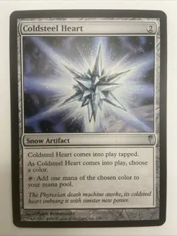1x Coldsteel Heart NM, English ColdSnap MTG Magic - Image 1