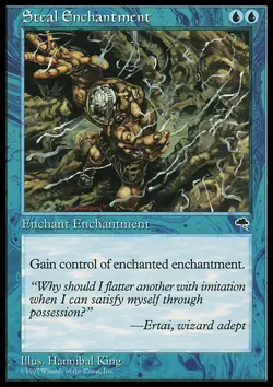 MTG STEAL ENCHANTMENT EXC - RUBARE INCANTESIMO - TE - MAGIC - Image 1