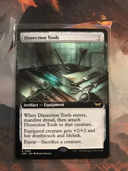 MTG Dissection Tools Extended Art Duskmourn DSK 0385 Rare NM - Image 1