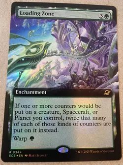 Loading Zone - #344 Foil (Extended Art) - Edge Of Eternities- Mtg - Image 1