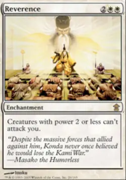 [1x] Reverence Played, English Saviors of Kamigawa MTG Magic - Image 1