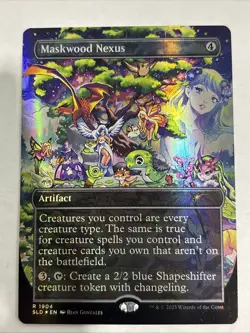Maskwood Nexus FOIL BORDERLESS NM/M Secret Lair Deck - Image 1