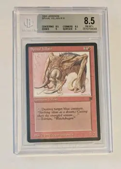 SPINAL VILLAIN MagicThe Gathering MTG Legends BGS 8.5 NM - Image 1