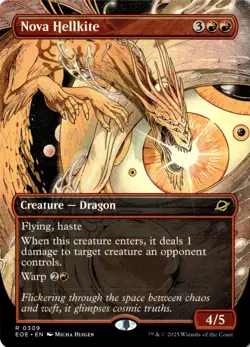 Nova Hellkite (Borderless) R Edge of Eternities 309 NM - Image 1