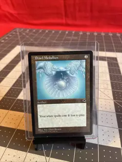 Vintage 1997 MTG Tempest Pearl Medallion Card NM - Image 3