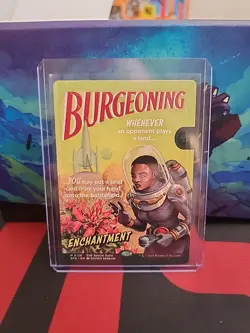 Burgeoning MINT Borderless 126 EOE Special Guest SPG MTG Mythic Unplayed M/NM - Image 1