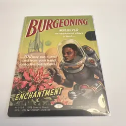 Burgeoning MINT Borderless 126 EOE Special Guest SPG MTG Mythic Unplayed M/NM - Image 1
