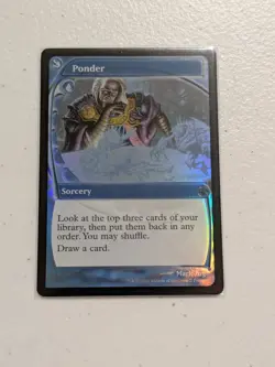 MTG Ponder - Future Sight Foil - Secret Lair Drop NM - Image 1