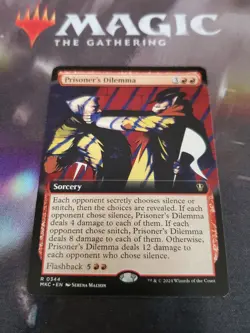 Mtg. Prisoner's Dilemma. Extended Art. Murders at Karlov Manor. PF - Image 1
