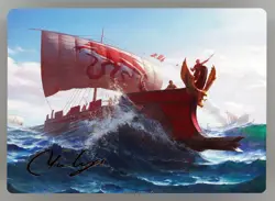 Adrestia Art Card (Gold-Stamped Signature) - Art Series Universes Beyond Regular - Image 1